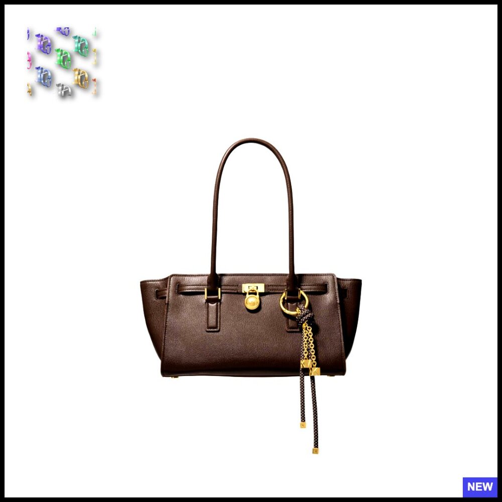 Pebbled Leather Tote Shoulder Bag Classic Chic Satchel Zipper Closure